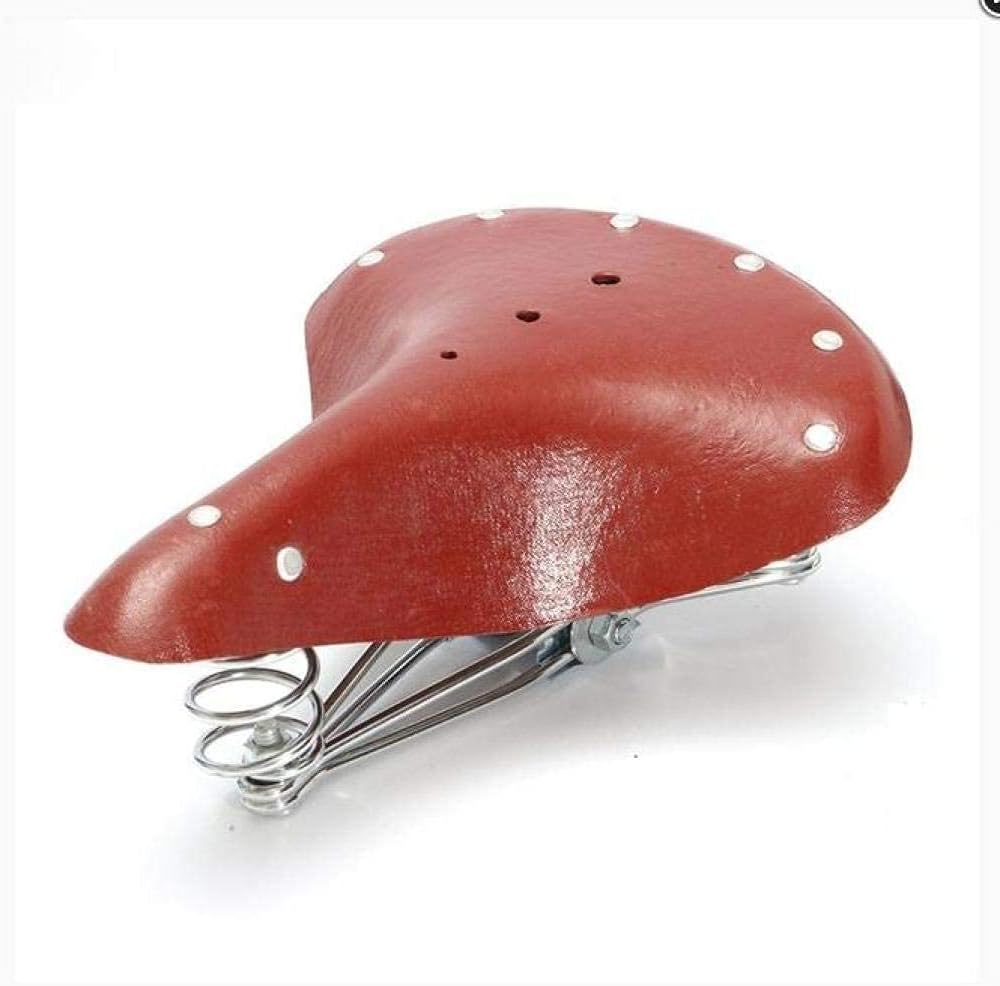 大人の上質 本革サドル ハンモックサドル レザー ブラウン コイル 本革